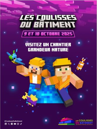affiche coulisses du bâtiment