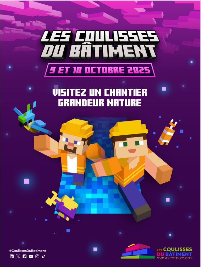 affiche coulisses du bâtiment