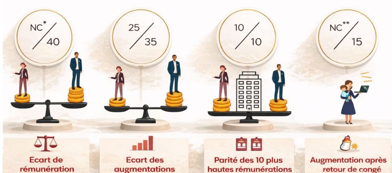 L’index d’égalité est une note sur 100 points. Pour l’OPH de l’Ariège, il est calculé chaque année à partir de 4 indicateurs. Cette année, le nombre maximal de points pouvant être obtenu est inférieur à 75. De ce fait, notre résultat est considéré comme incalculable.